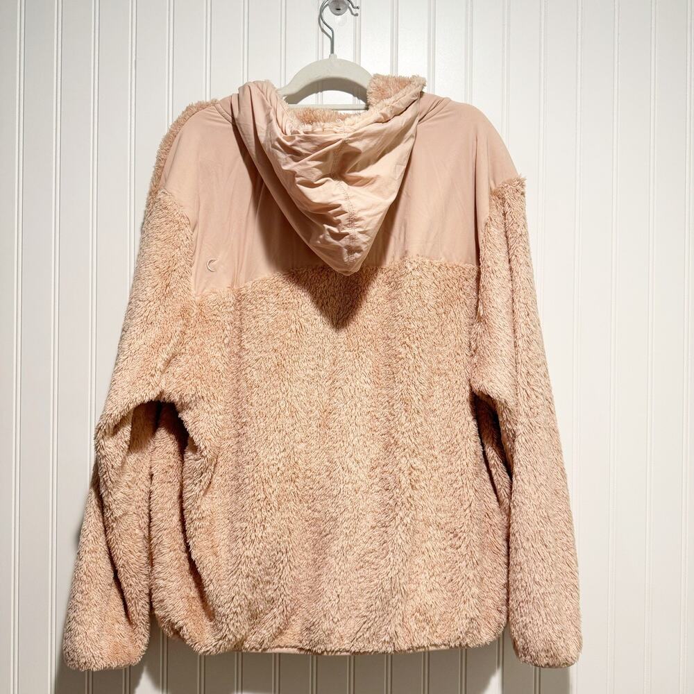 Zyia Active Blush Pink Sherpa Zip Up Jacket Size 2X - Picture 6 of 7